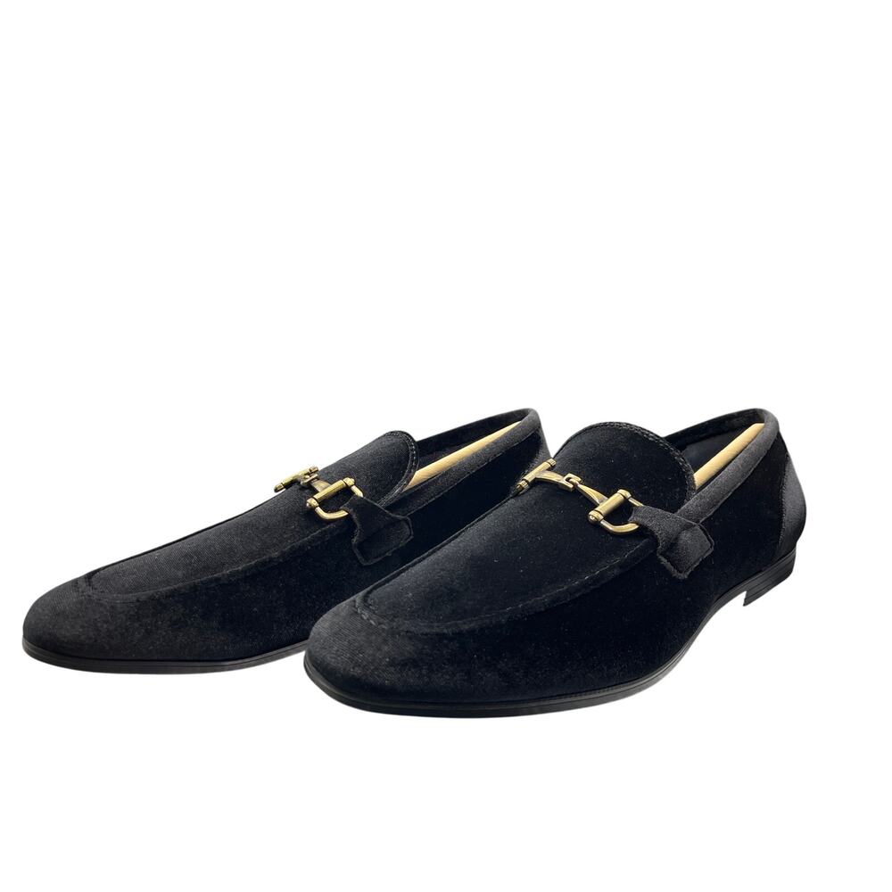 Steve Madden Men's Madly Loafer Black Velvet 10 NIB new in box